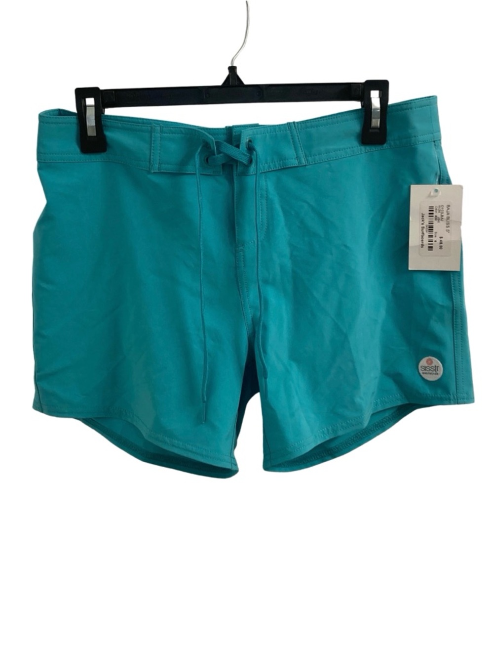 NWT Sissytrevolution Teal Boardshorts Size S